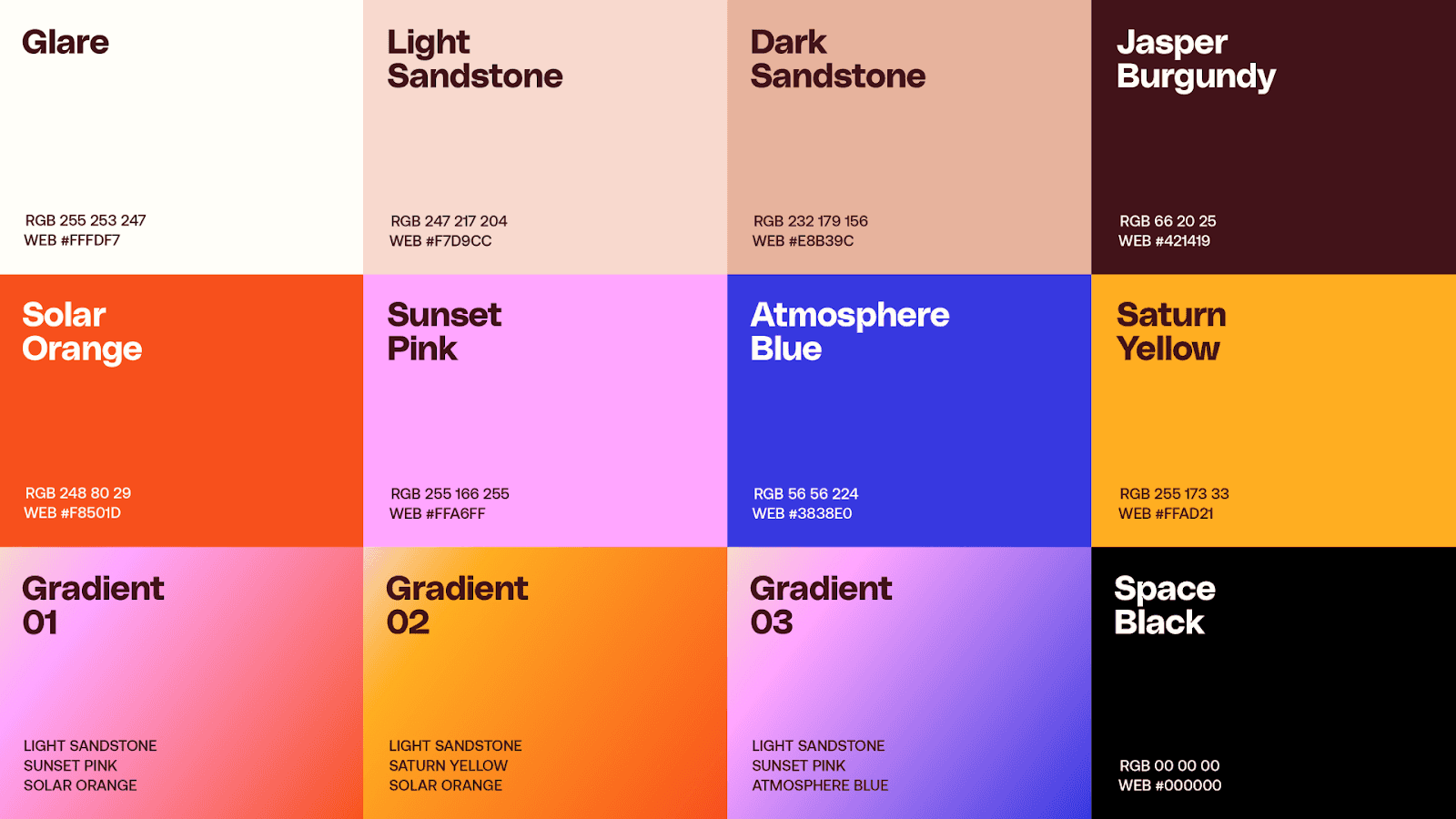 Yupp color palette
